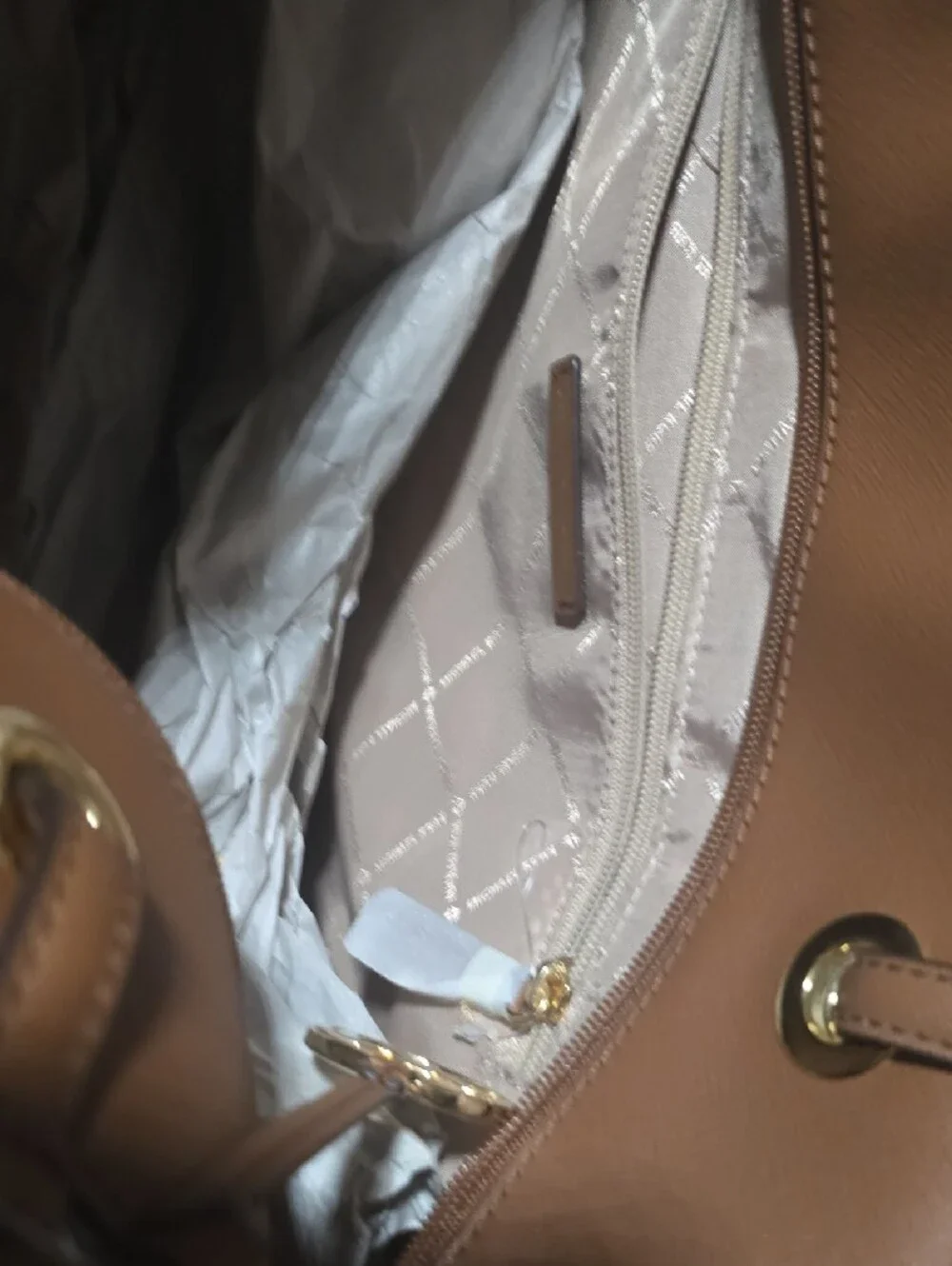 NEW Michael Kors Brown and Tan MK Signature Tote